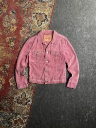 •Levi Strauss & co vintage rare pink corduroy jacket