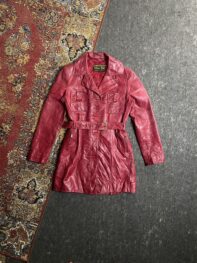 Dera Pelle women’s genuine Leather coat made in (italy)