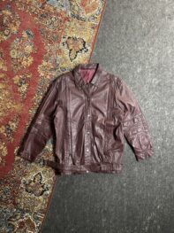 Korean women’s genuine Leather jacket