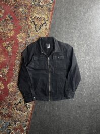 Kill city black denim jacket (made in usa)