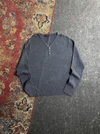 •2000’s JONATHAN ADAMS henley knitted