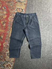 • faded black denim