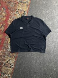 •Canterbury black Polo shirt (Boxy fit)