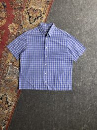 •BLUE HAR BOUR Boxy shirt